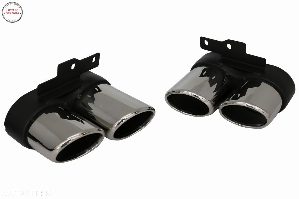 Difuzor Bara Spate si Ornamente Evacuare Audi A6 C8 4K Avant Sedan (2018-up) S6 De- livrare gratuita - 7