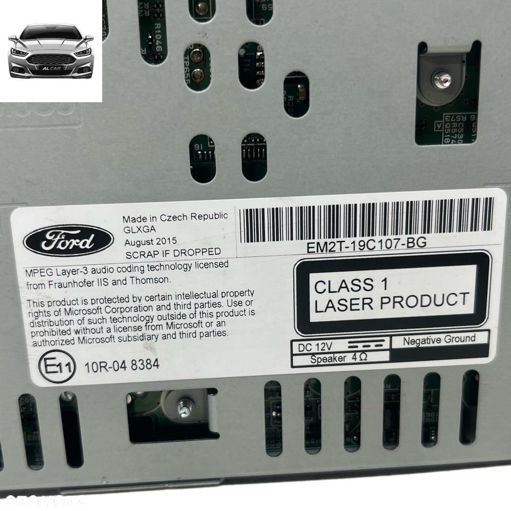 RADIO FABRYCZNE FORD S-MAX MK2, GALAXY MK4 EM2T-19C107-BG - 3