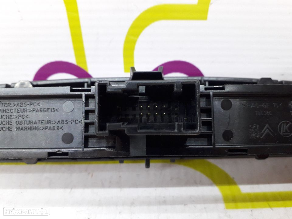 Interruptor 4 Piscas Peugeot 308 1.6 HDi 109Cv de 2009 - Ref: 9659215177 - NO390014 - 2