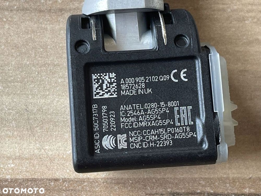 CZUJNIKI CIŚNIENIA OPON KÓŁ TPMS MERCEDES BMW A0009052102 - 3