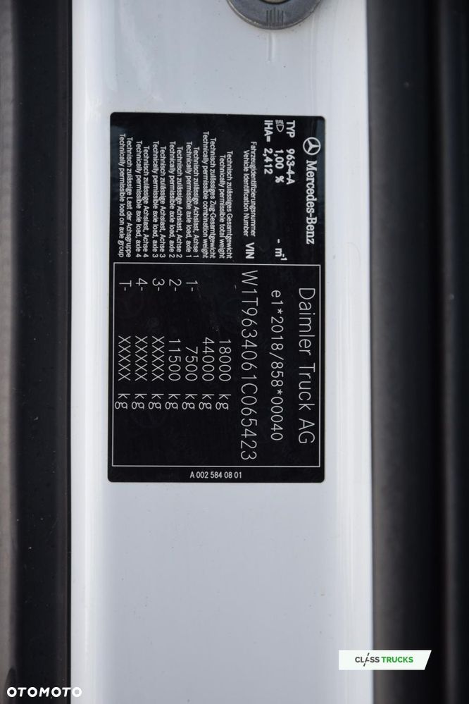 Mercedes-Benz Actros 5 1845 BigSpace MirrorCam - 17