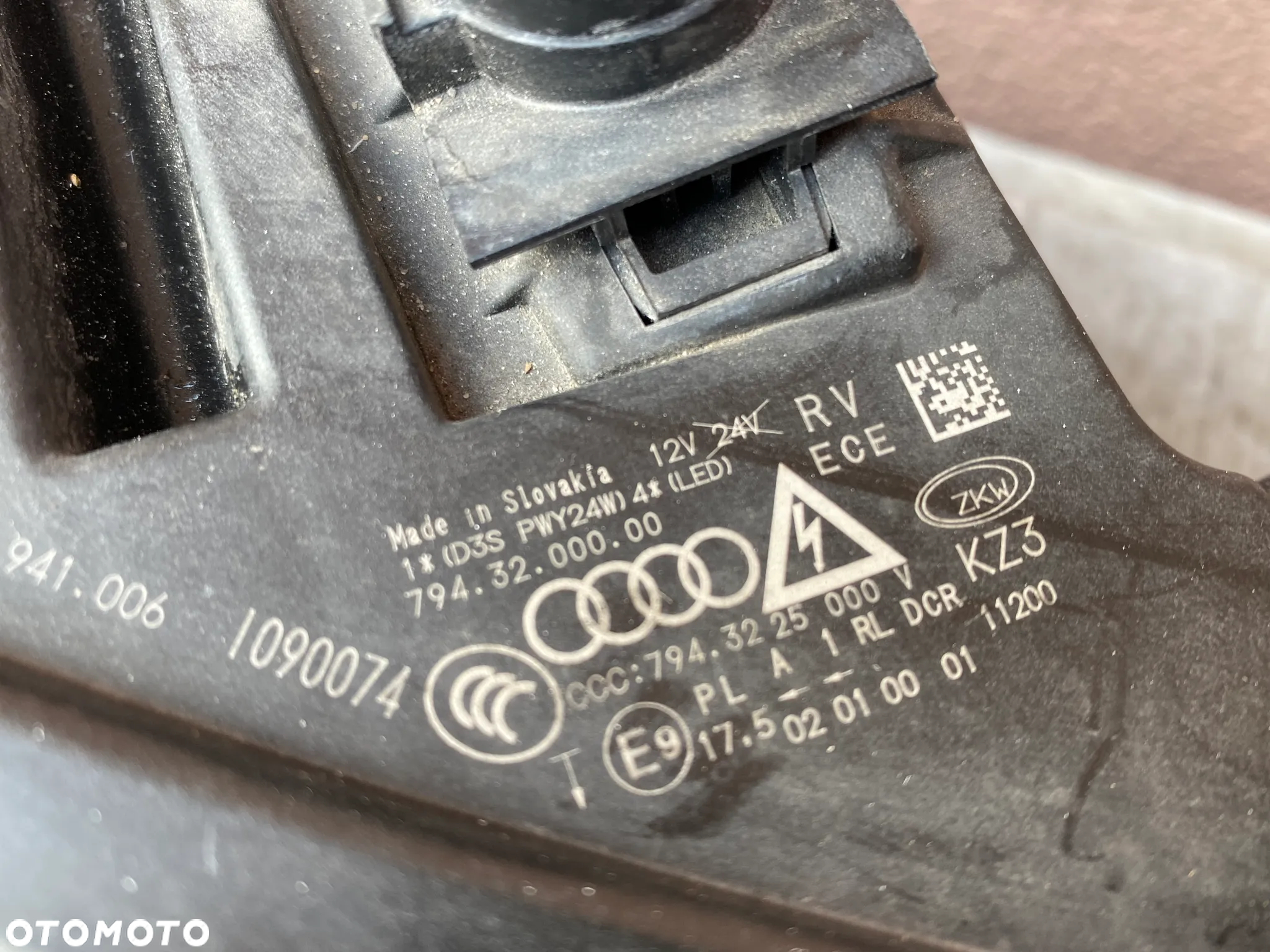 lampa audi a1 8X lift bi xenon led prawa eu kompletna - 3