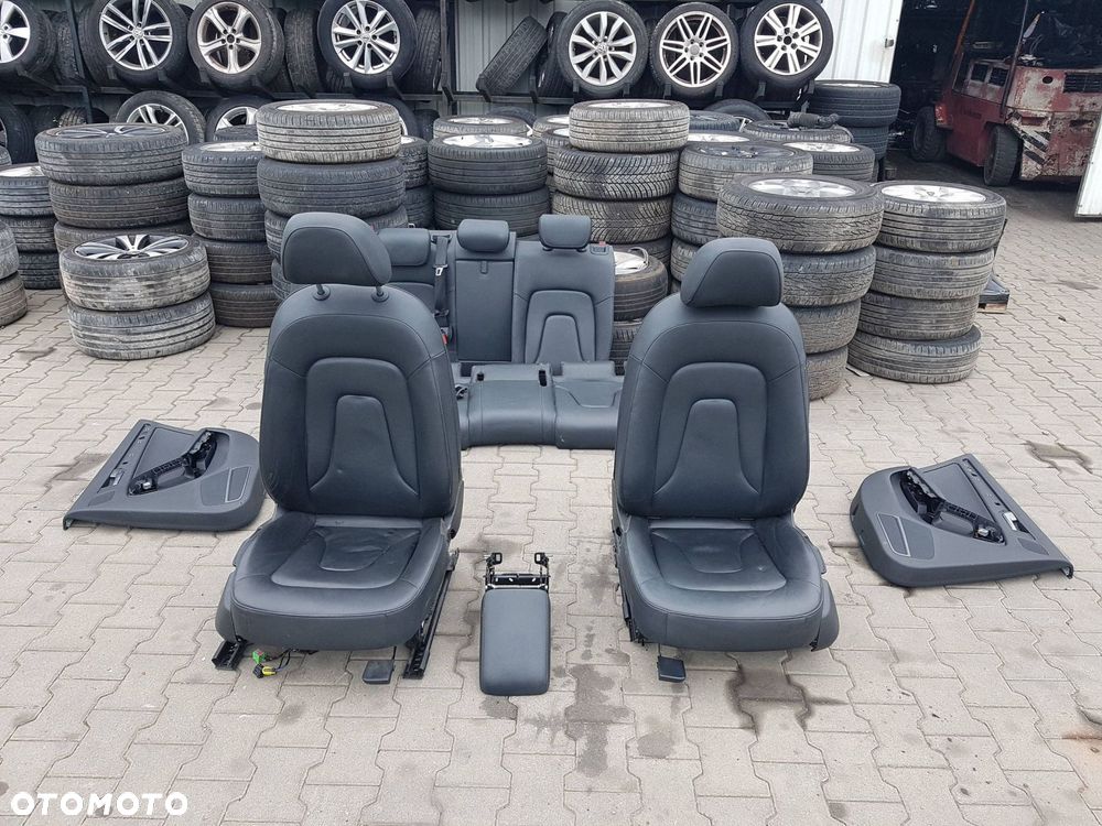 AUDI A4 B8 LIFT 11-15r KOMBI FOTELE SKÓRZANE KANAPA - 1
