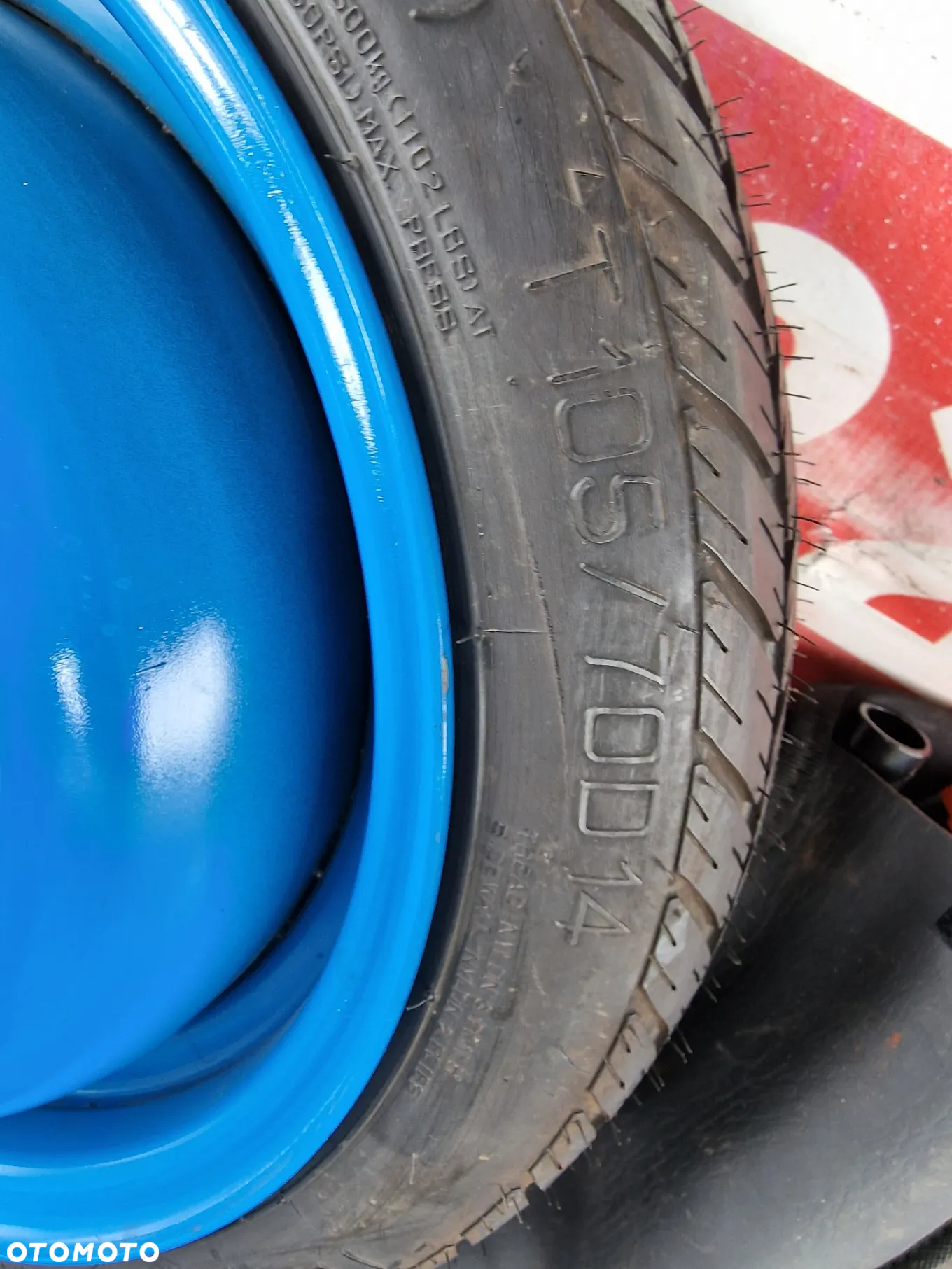 KOŁO DOJAZDOWE 14" 4X100 ET 49 OPEL MERIVA A CORSA C - 3