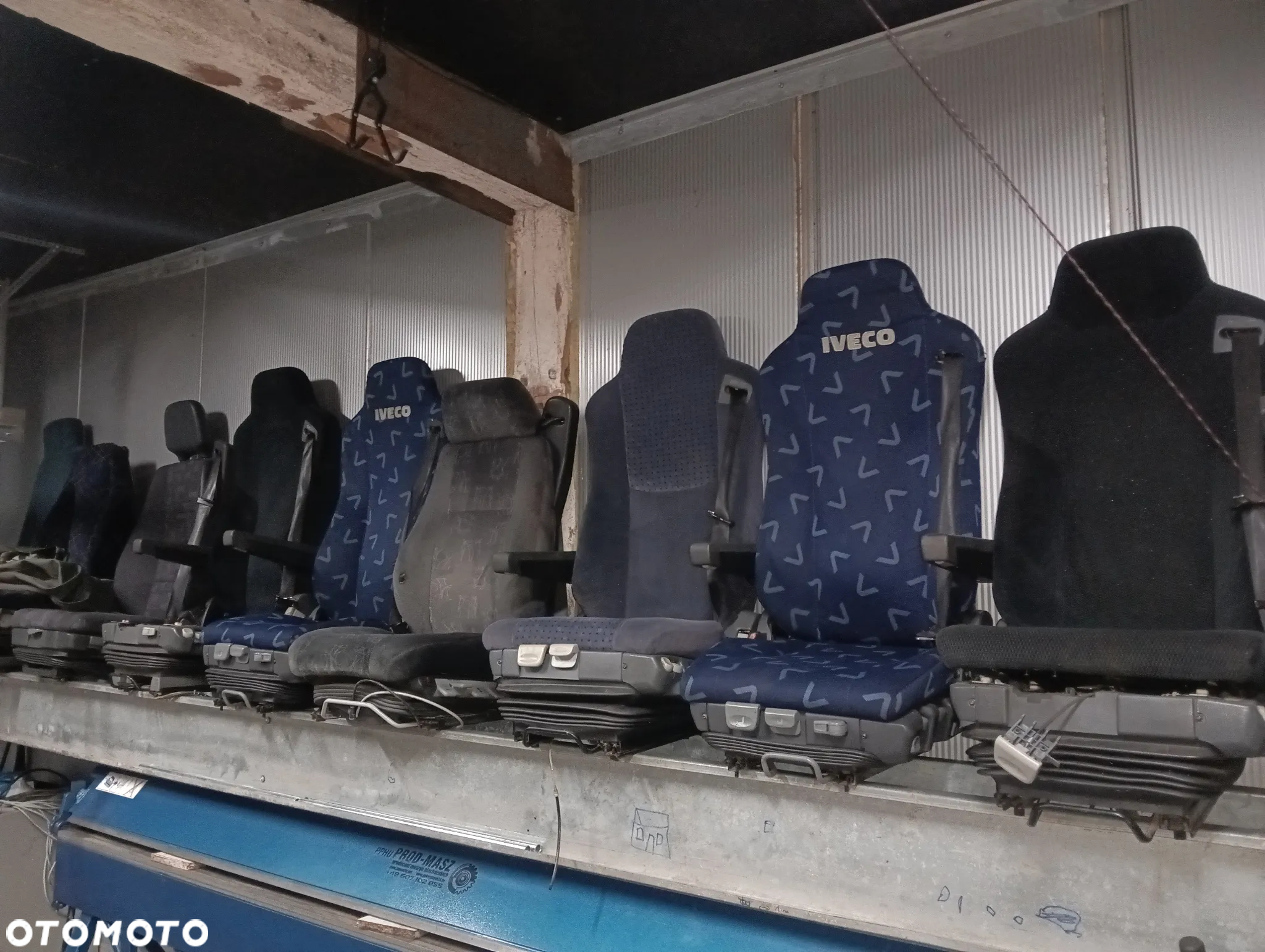 Fotel fotele kierowcy man tga tgs tgx tgm stralis iveco axor grammer isri - 4