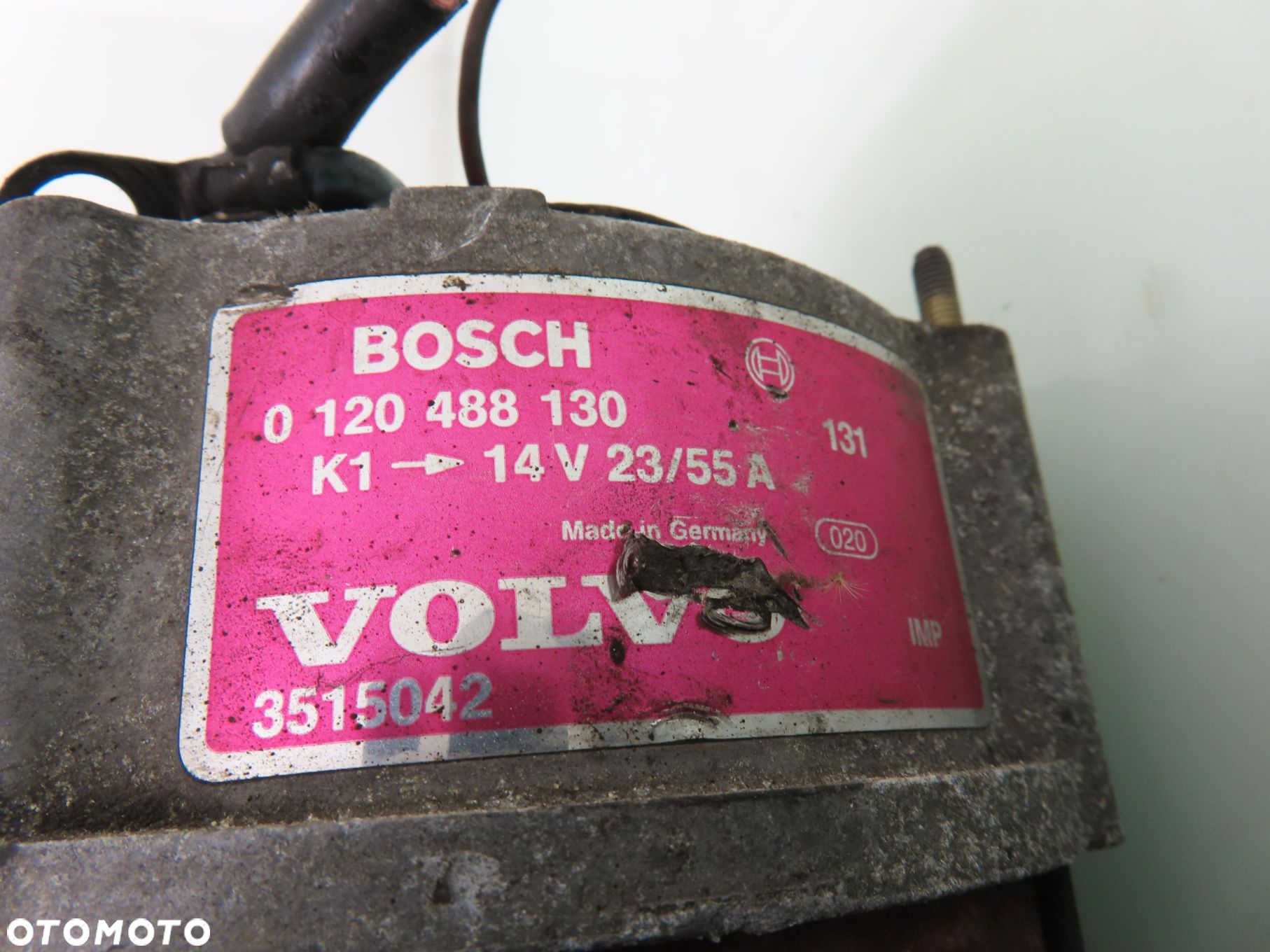 ALTERNATOR VOLVO 740 2.4 TD 0120488130 3515042 - 4