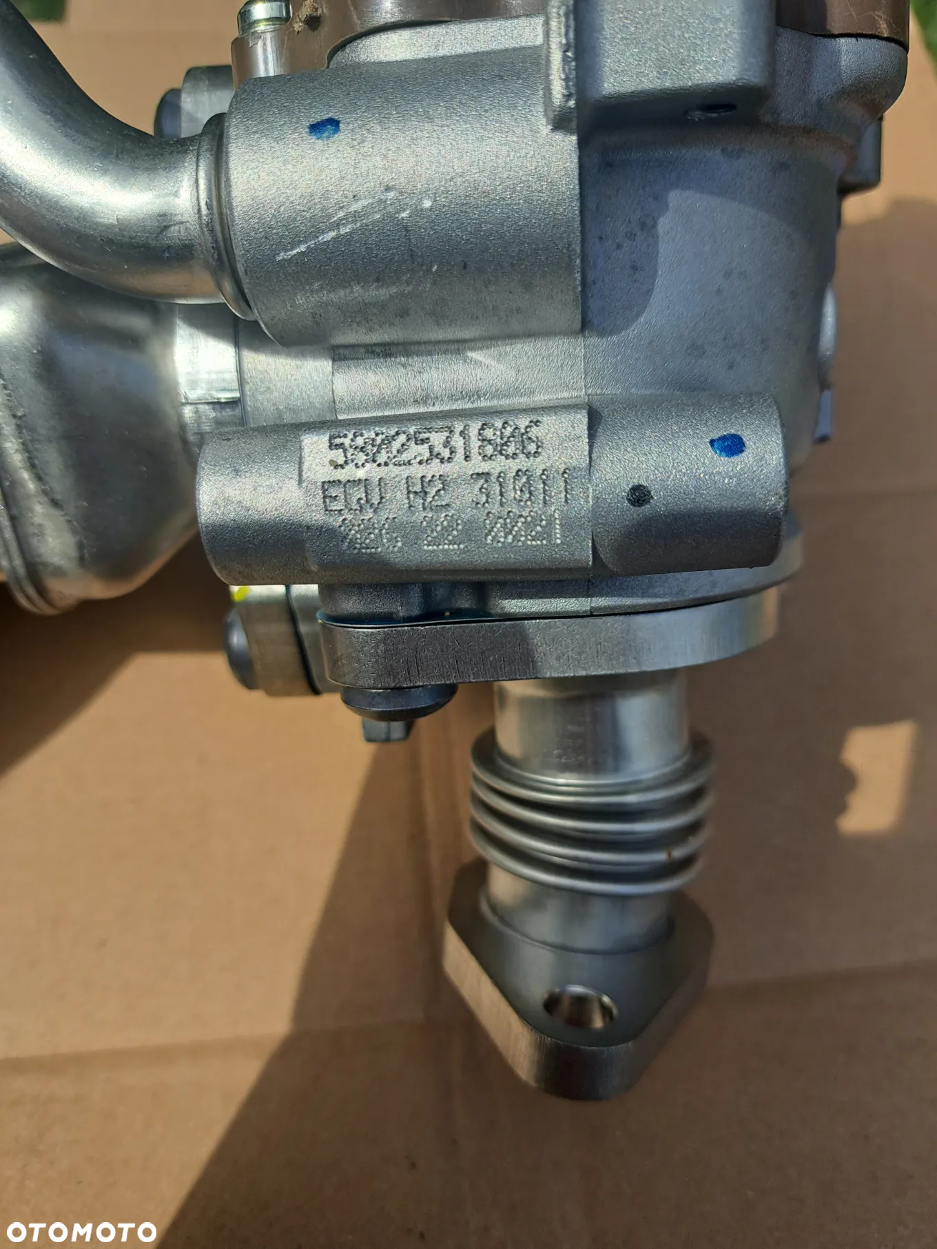 Zawór EGR AGR Fiat Ducato III 2.3 JTD Multijet 5802531806 5802528634 Zawór chłodnica spalin AGR EGR Fiat Ducato 2.3 D - 2