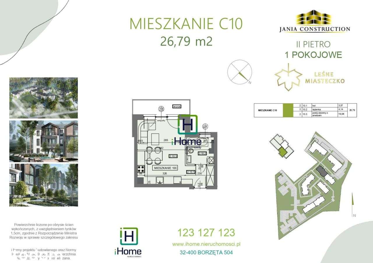 1-pok.| mieszkanie w Osieczanach koło Myślenic