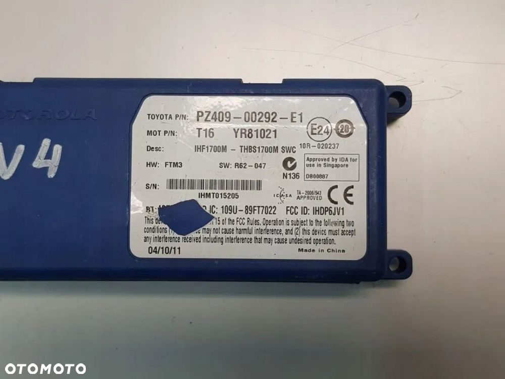 MODUŁ STEROWNIK PZ409-00292 TOYOTA RAV4 - 2