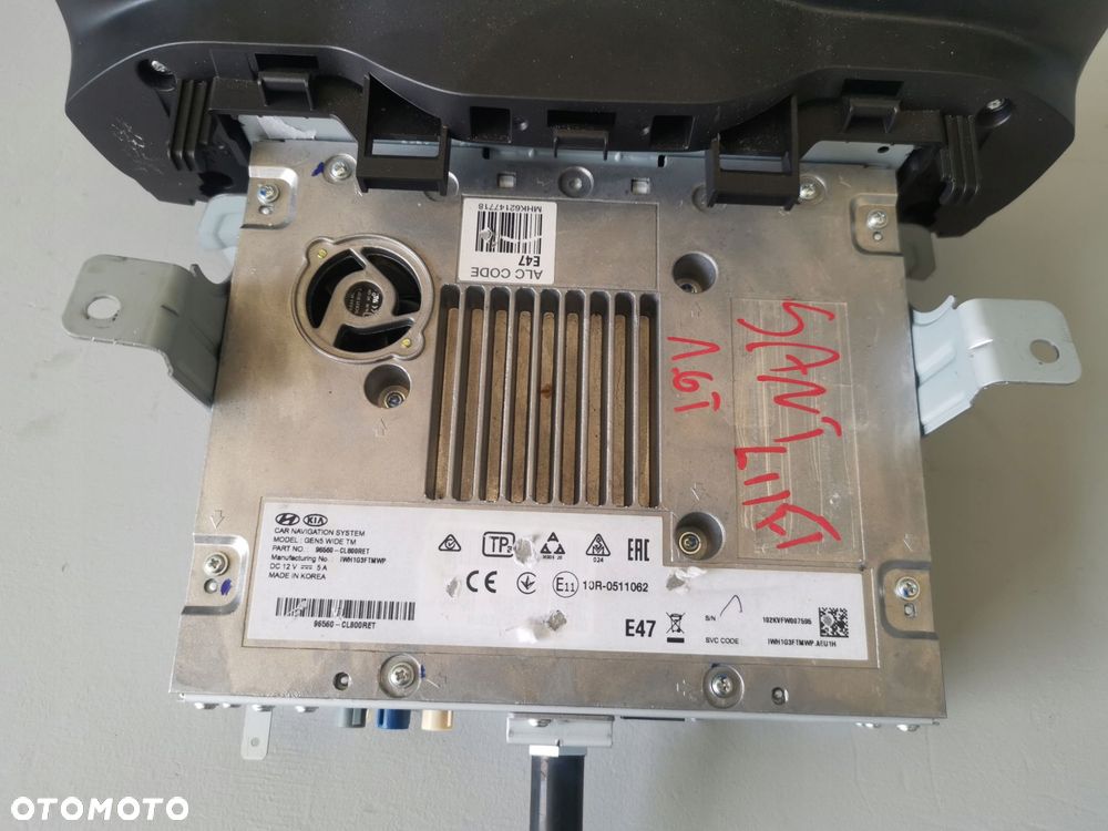 HYUNDAI SANTA FE IV LIFT 21- RADIO NAWIGACJA WYŚWIETLACZ 96560-CL800 - 5