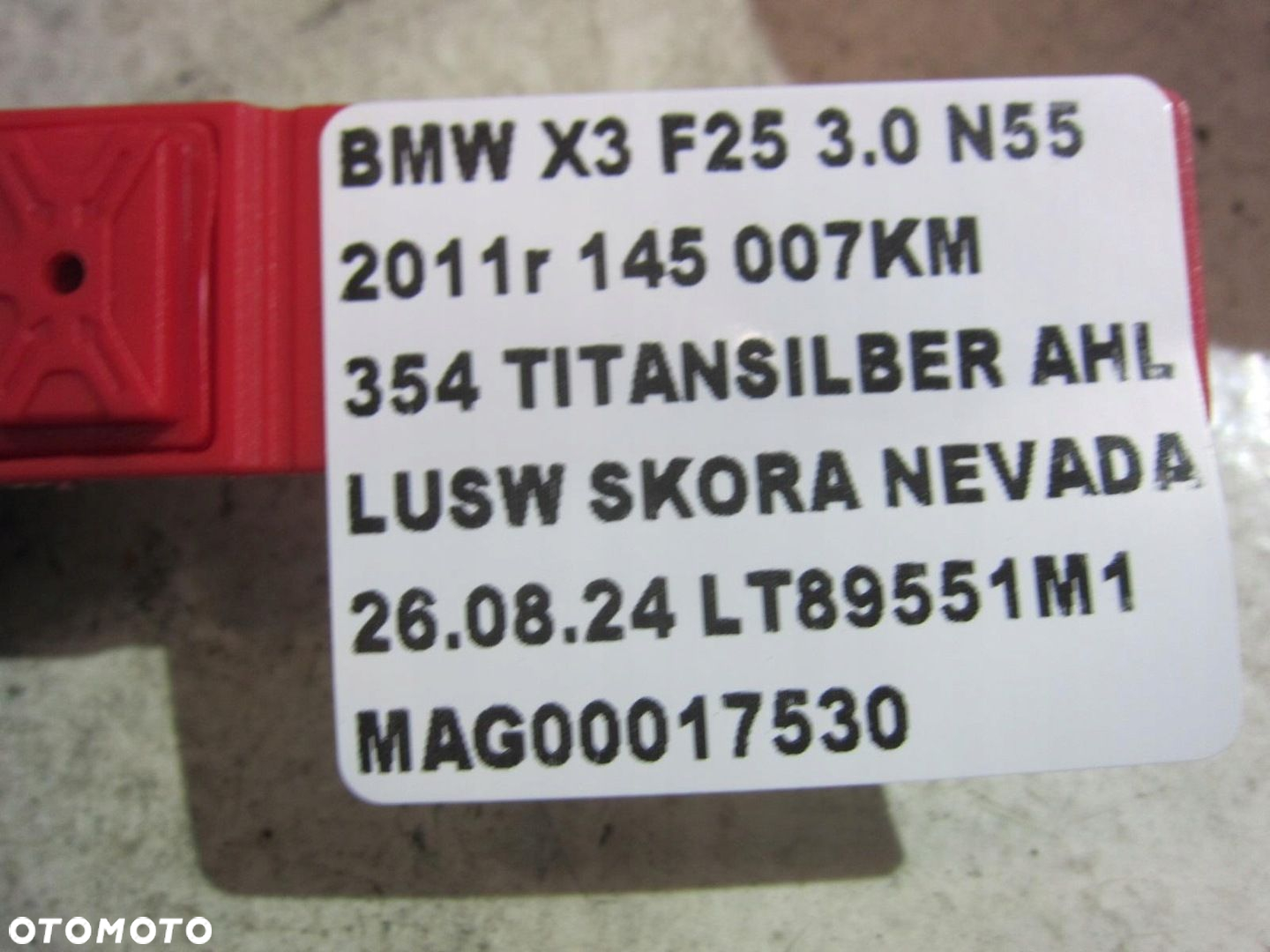 BMW X3 F25 X4 KIEROWNICA SKÓRZANA GRZANA SKÓRA ŁOPATKI SPORT 32306879927 - 16