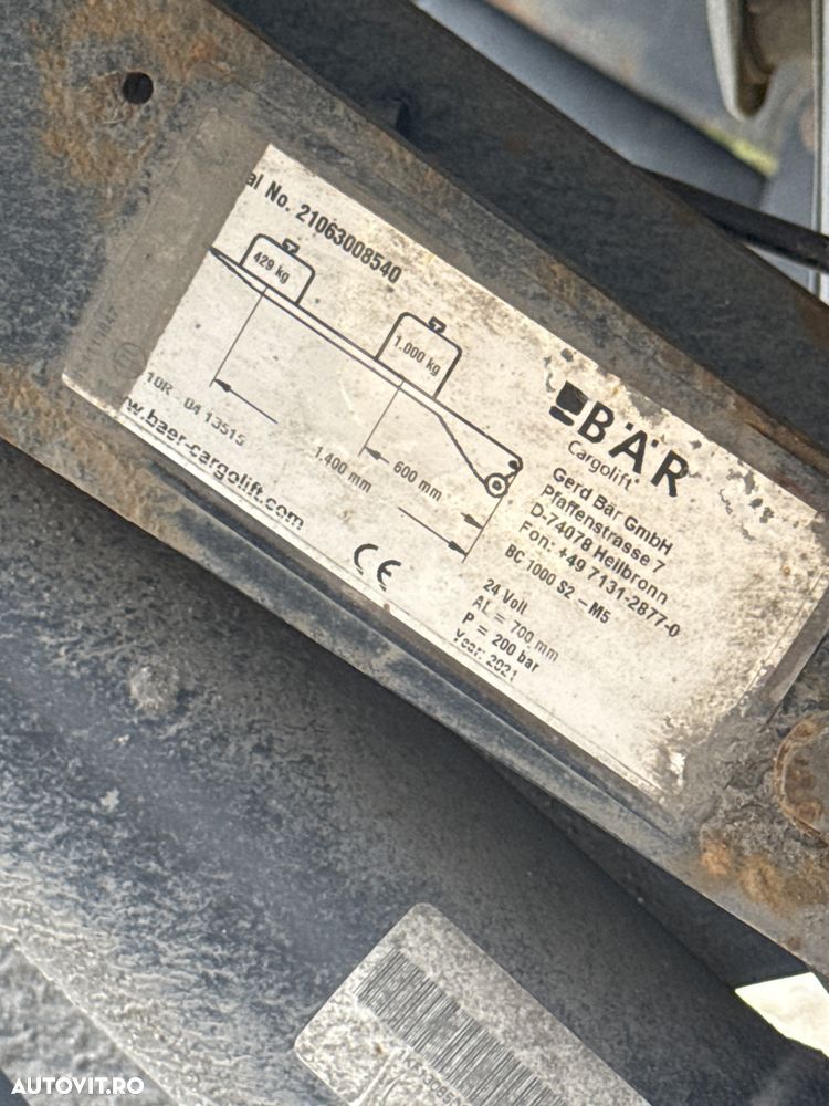 Lift CARGO LIFT 24v 1000 kg - 9