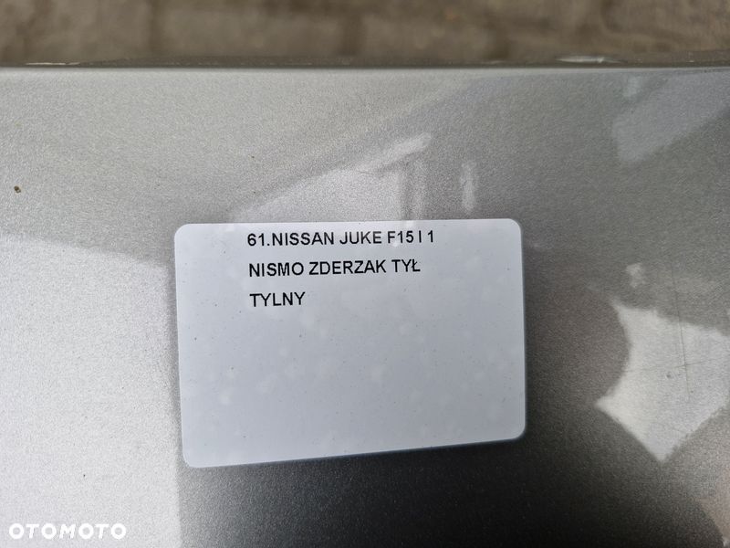 NISSAN JUKE F15 I 1 NISMO ZDERZAK TYŁ TYLNY KY0 G - 6