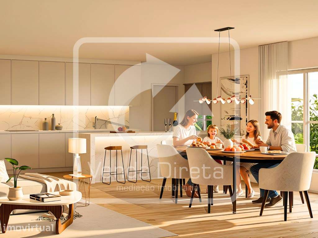 Apartamento de Luxo T3 com 3 Suites, Varandas, Arrecadação e Parque... - Grande imagem: 2/21