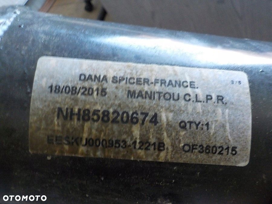 NEW HOLLAND CASE 580K WAŁ NAPĘDOWY NOWY ORYGINAŁ - 5