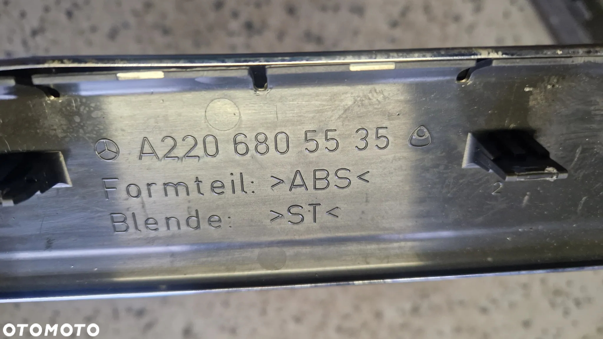 MERCEDES W220 NAKŁADKA PROGOWA PRAWY PRZÓD A2206805535 - 3