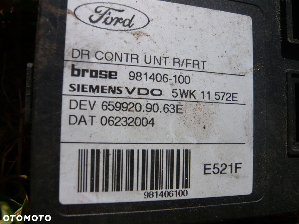 silniczek szyby prawy przód 5wk11572e ford c-max - 3