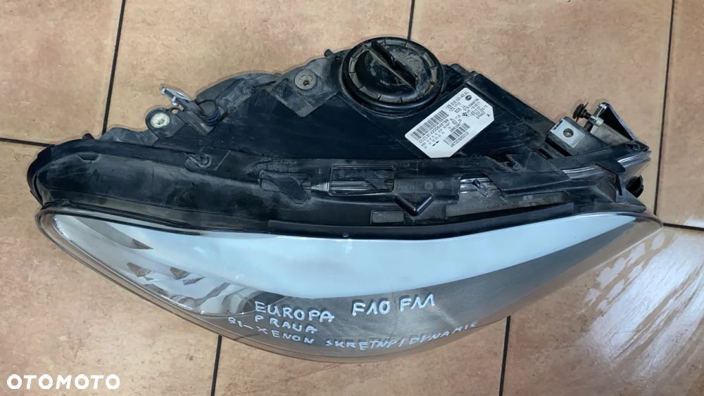 BMW F10 F11 BI-XENON SKRĘTNY DYNAMIC PRAWY LAMPA PRAWA REFLEKTOR 7203252 EUROPA - 3