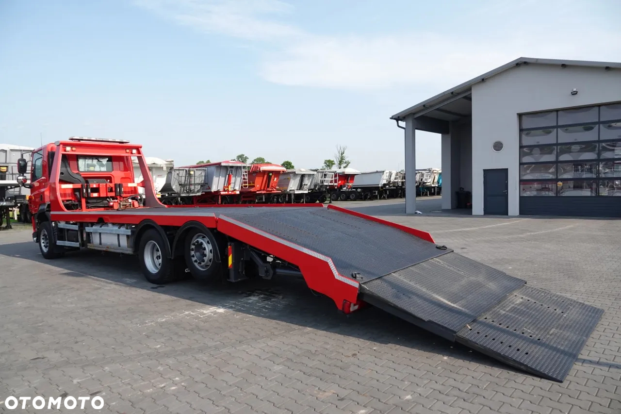 DAF 460 / LAWETA / PLATFORMA / NAJAZDY HYDRAULICZNE / WYCIĄGARKA / EURO 6 - 3