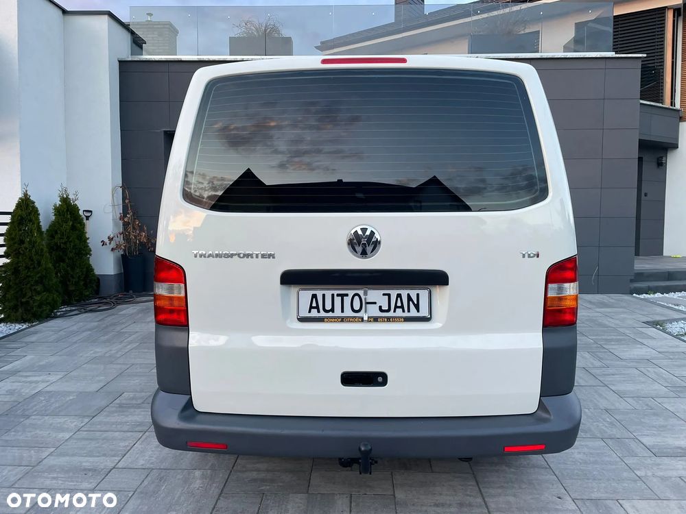 Volkswagen TRANSPORTER T5 L2H1 Długi Klima Skóry Tempomat Brygadówka Dubel Kabina - 6