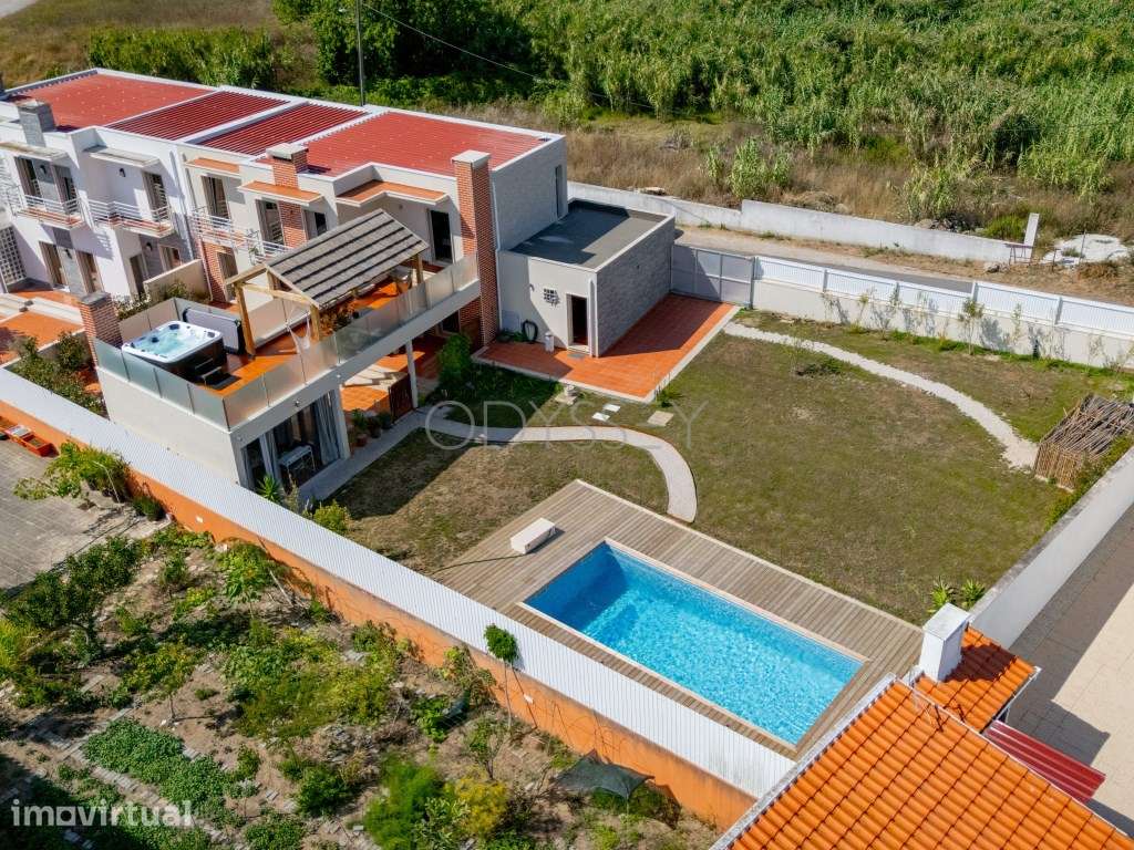 Villa entre litoral e campo com vista mar perto da Ericeira - Grande imagem: 2/60