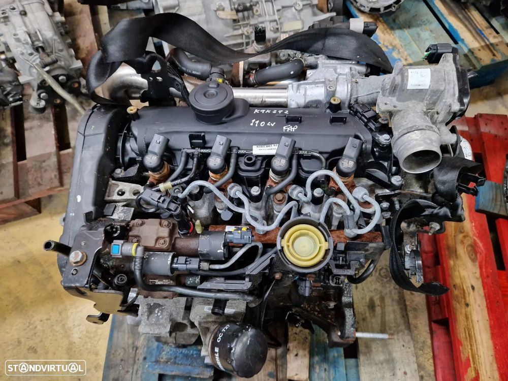 Motor usado K9K292 NISSAN QASHQAI 1.5 DCI 110CV N-TEC K9K FAP