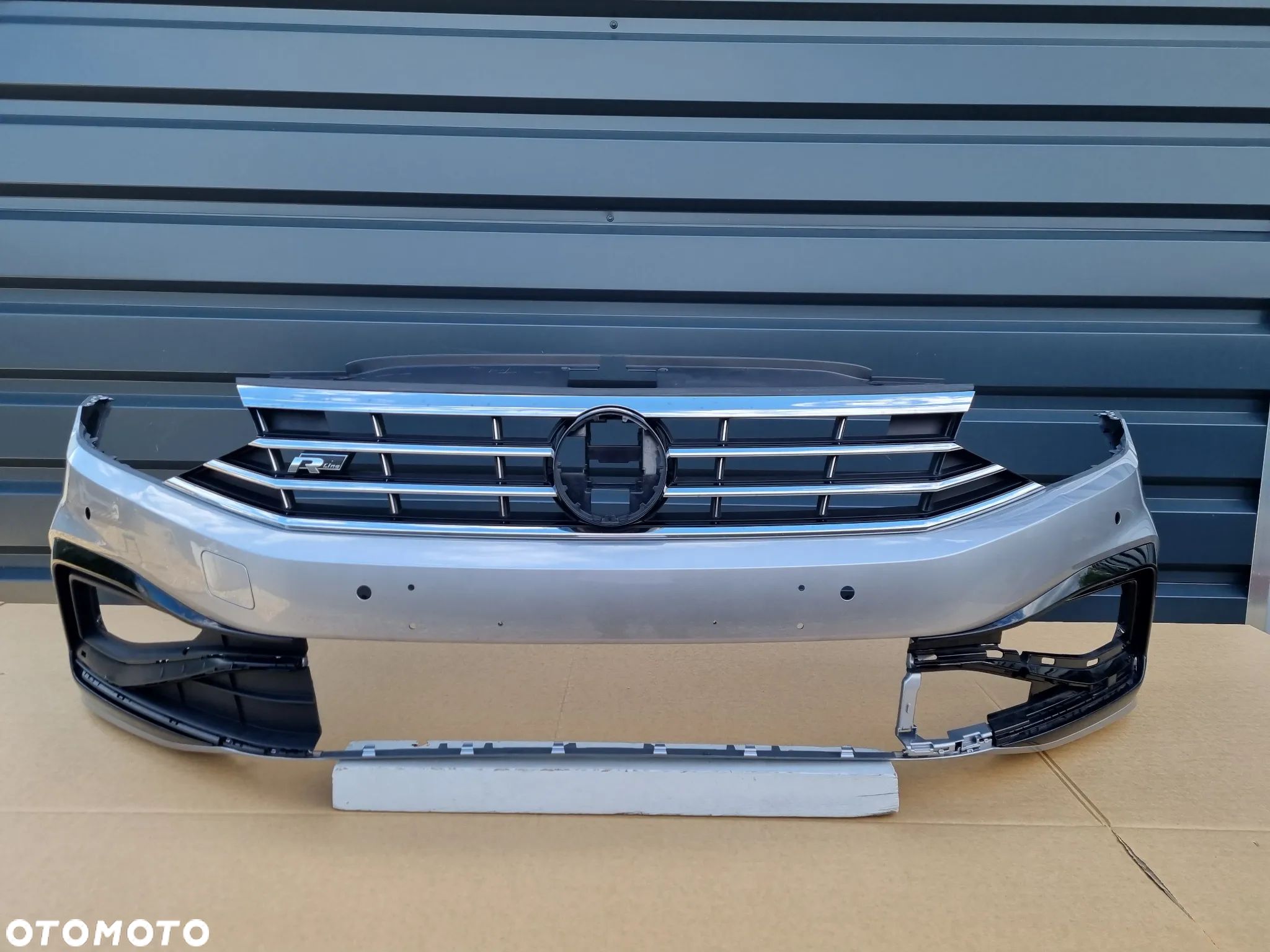 VW Passat B8 Lift R-LINE GTE 2019- zderzak przód oryginał MA056 - 1