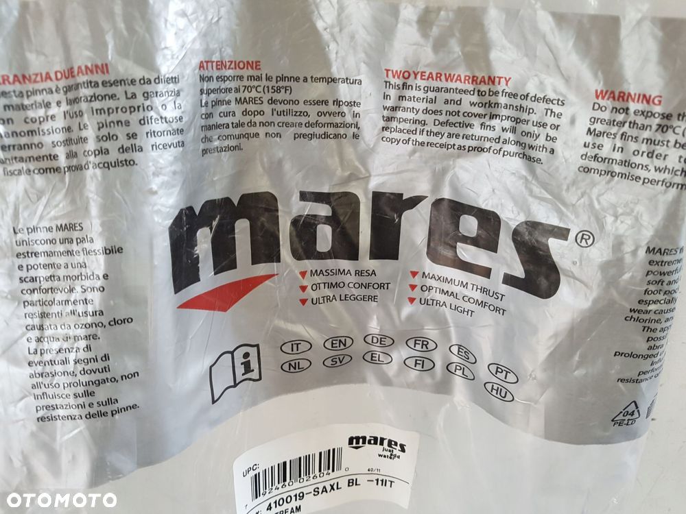 płetwy mares x-stream fins xl niebieskie - 4