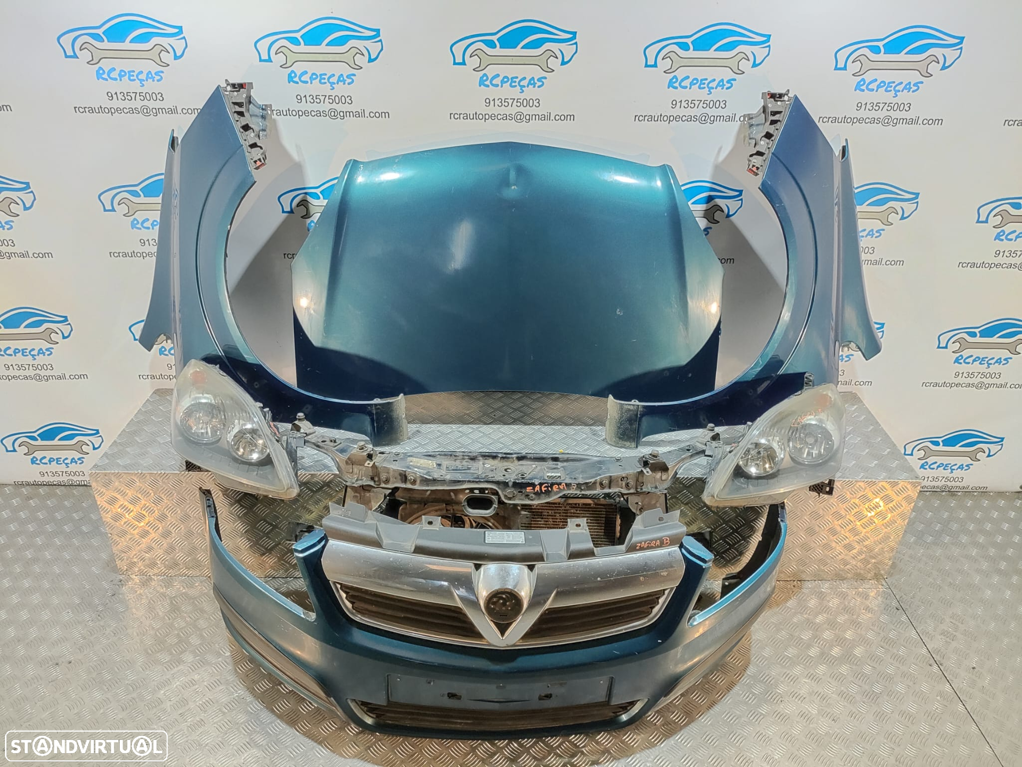 FRENTE COMPLETA OPEL ZAFIRA B A05 CAPOT PARACHOQUES GUARDA-LAMAS OTICAS RADIADOR - 6