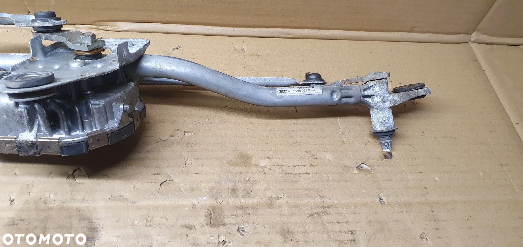 Mechanizm wycieraczek przód przedni Audi A6 C6 4F1955023B 4F1955119 - 6