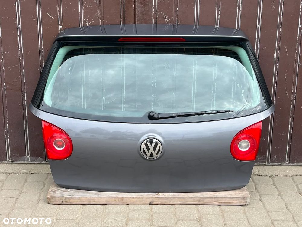 KLAPA BAGAŻNIKA POKRYWA TYLNA TYŁ SZARA LA7T A7T SZYBA VW GOLF 5 V SEDAN HATCHBACK 2003-2009 R - 1