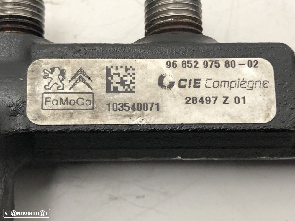 Régua de Injeção Usado FORD FIESTA VI 1.4 TDCi | 01.09 -  REF. 96 852 975 80-02... - 5
