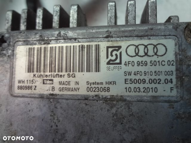 AUDI A6 C6 04-11r 2.0 TDI WENTYLATORY CHŁODNICY - 3
