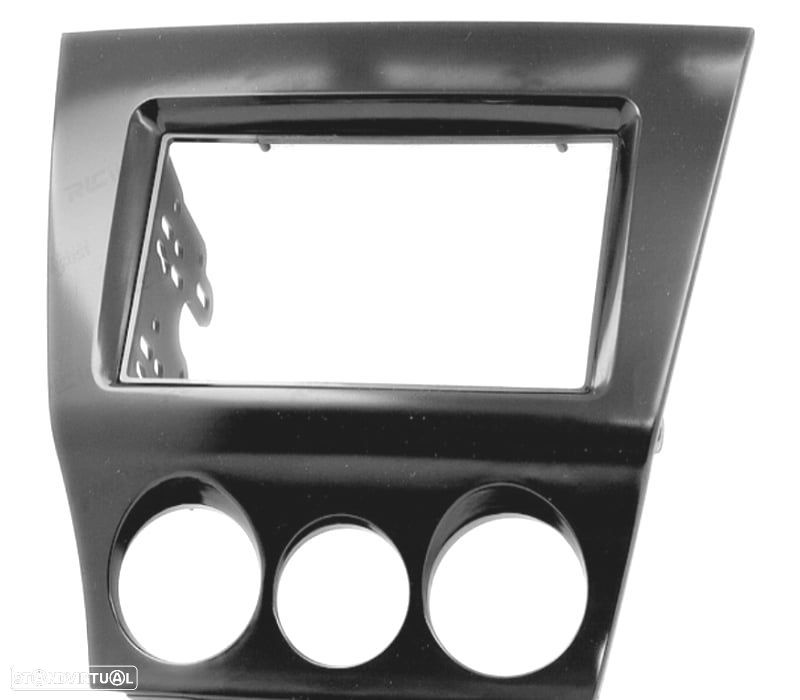 MOLDURA ADAPTADOR PRETO BRILHANTE PARA RADIO 2-DIN PARA MAZDA RX-8 08-11 - 3