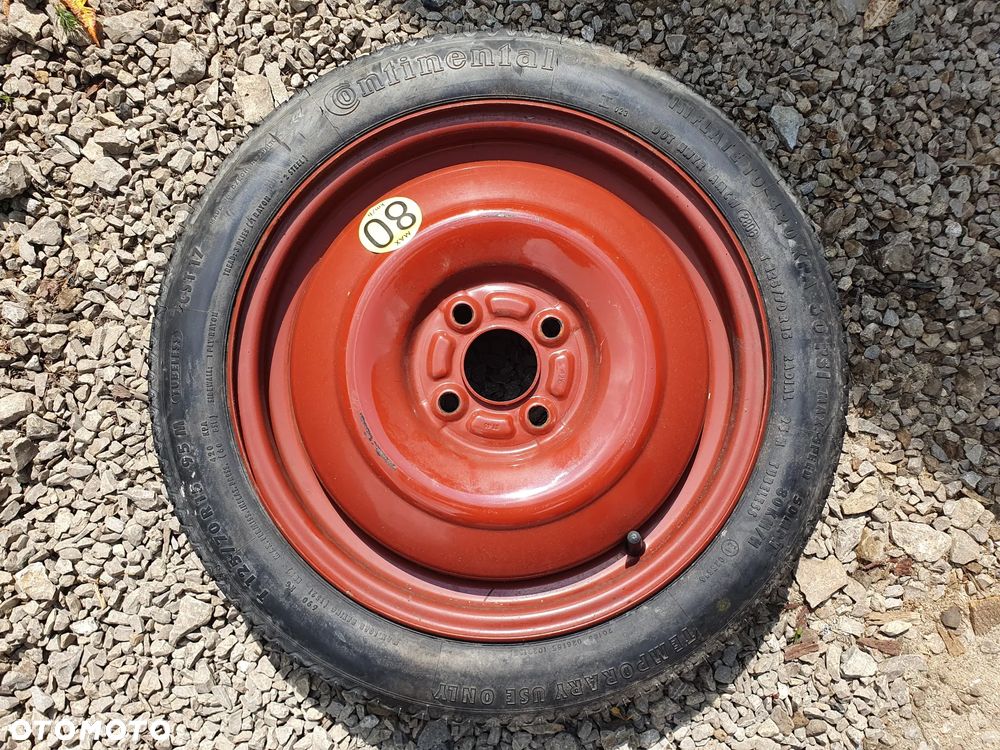 KOŁO DOJAZDOWE 15 ET45 4x100 125/70/R15 Suzuki Swift IV MK6 04-10 Kolo dojazdowe 15" ET45 - 5