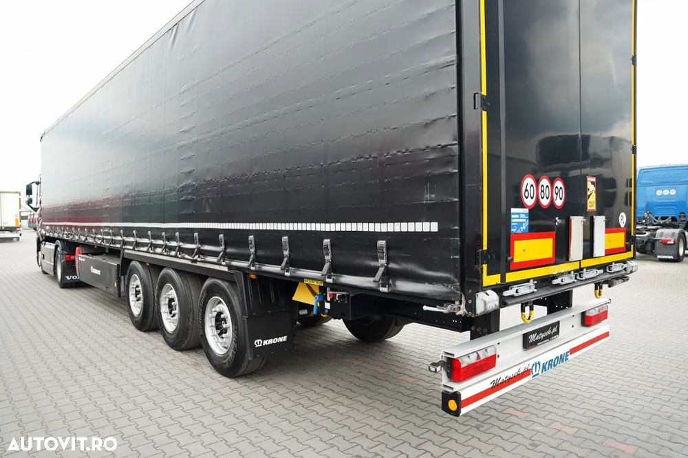 Volvo FH 460 / KIT / I-PARK COOL / ANVELOPE 100% / I-SAVE / + CORTINĂ KRONE / STANDARD / 2X AXE RIDICATIVE / ACOPERIȘ RIDICATIV / TRANSPORT PALEȚI - 10