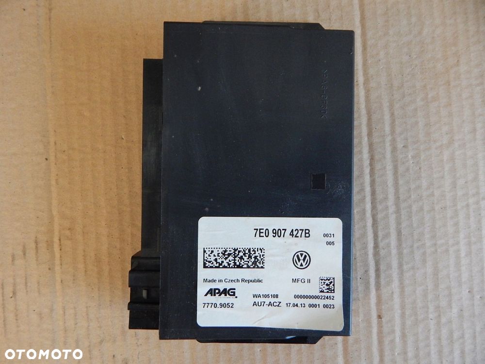 vw t5 t6 moduł sterownik 7e0907427b - 1