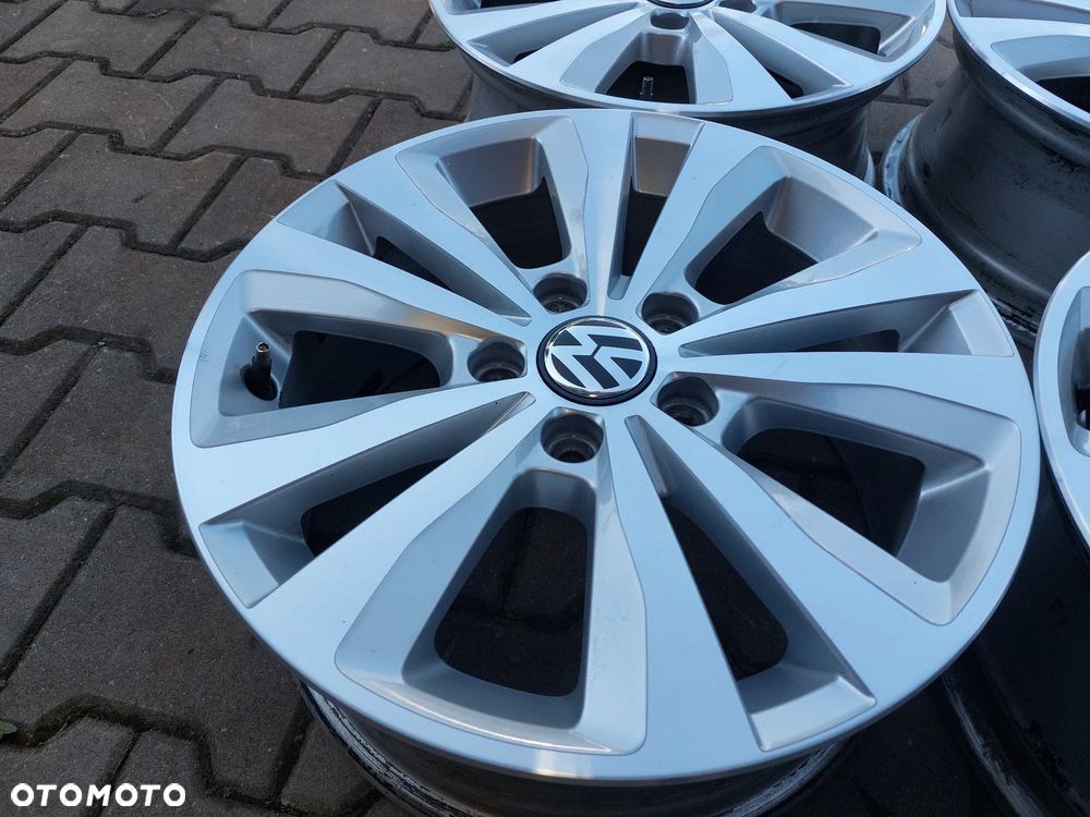 FELGI ALUFELGI 16 6.5J ET46 5X112 VW GOLF VI VII JAK NOWE! OE 5G0601025 - 8