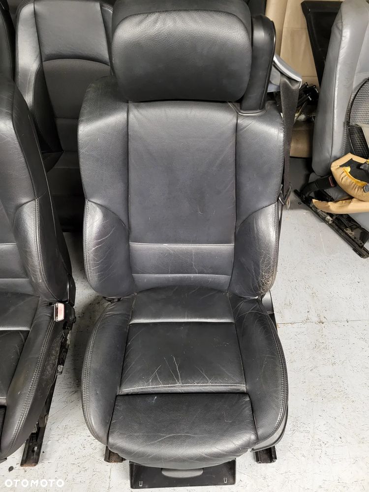 BMW E46 CABRIO FOTELE PRZÓD LEWY PRAWY SKÓRA SPORTSITZE UK - 2
