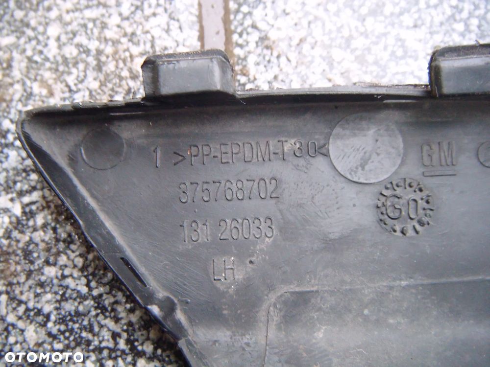 opel astra h zaślepka zderzaka lewy przód z20r 13126033 - 3