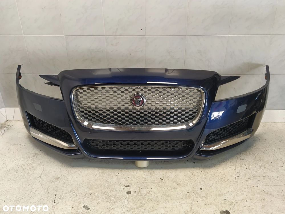 JAGUAR XF X260 ZDERZAK PRZÓD PRZEDNI KOMPLETNY 4XPDC SPRYSKIWACZE GRILL ATRAPA CHŁODNICY ZNACZEK WIĄZKA ORYGINAŁ - 2