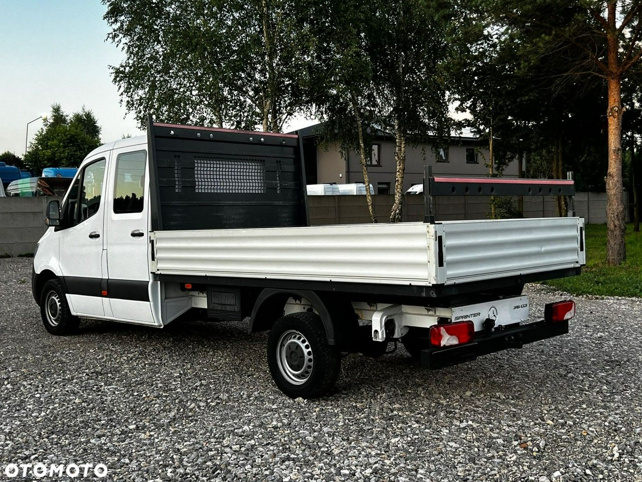 Mercedes-Benz Sprinter 316 CDI automat MAX burtowy skrzynia Doka brygadiera 6-cio miejscowy z Niemiec 3,4m paka 2020 model - 9
