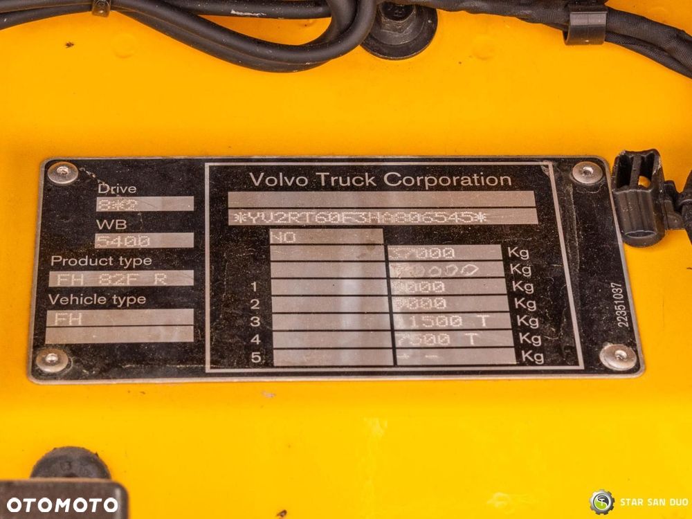 Volvo FH540 8x2 PALFINGER PK 65002 SH Fly Jib HDS Żuraw - 30