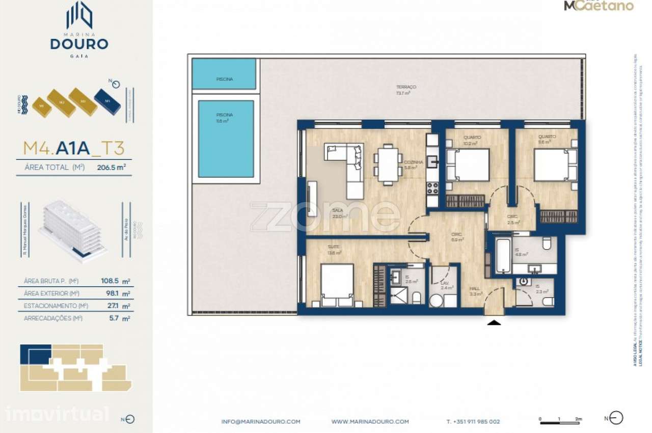 T3 - Empreendimento Marina Douro 4 - Grande imagem: 2/29