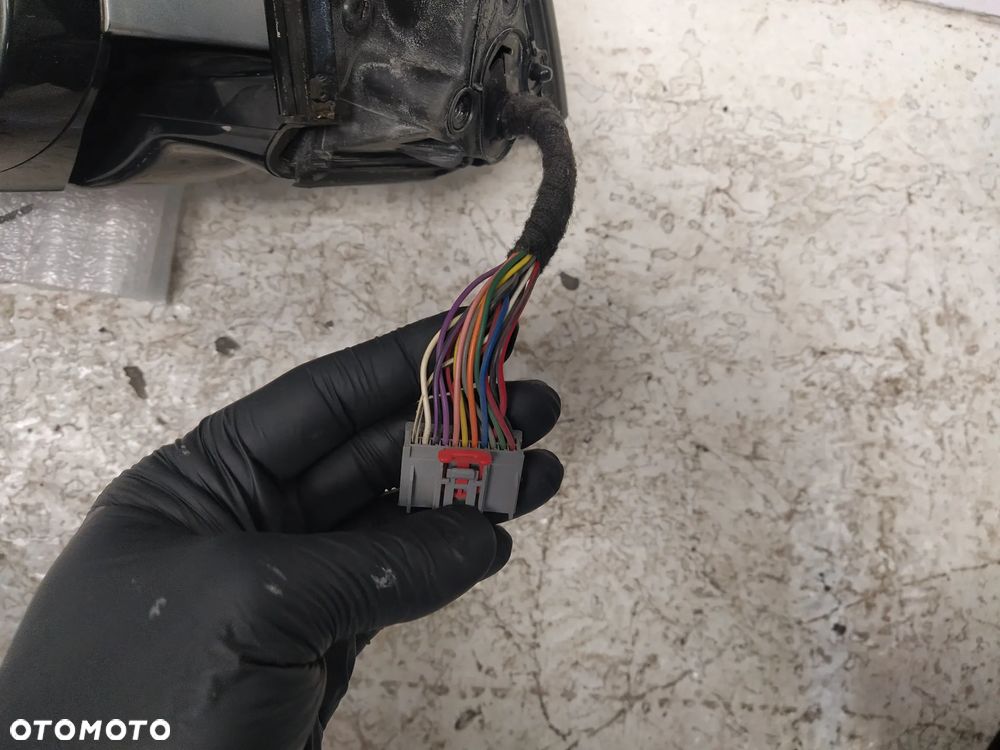 JAGUAR XJ X351 LUSTERKO ZEWNĘTRZNE LEWE 18 PIN ASYSTENT FOTOCHROM LAMPKA ORYGINAŁ - 24