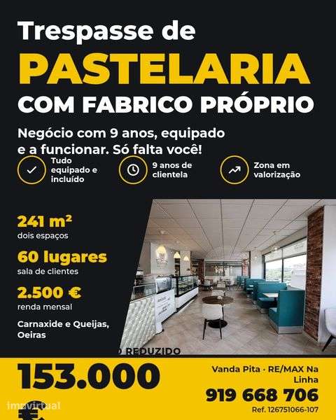 Trespasse Padaria/Pastelaria Carnaxide