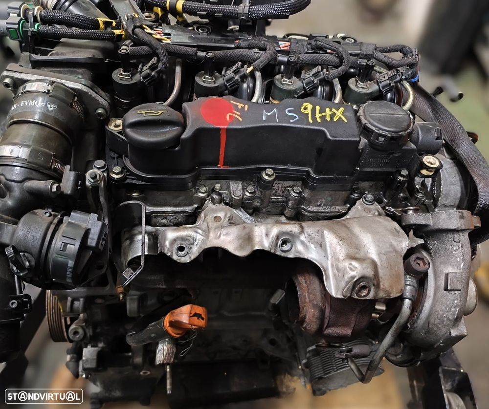 MOTOR COMPLETO CITROEN C4 / BERLINGO / PEUGEOT 307 PARTNER 1.6HDI 90CV 9HX / 9H02 - 1