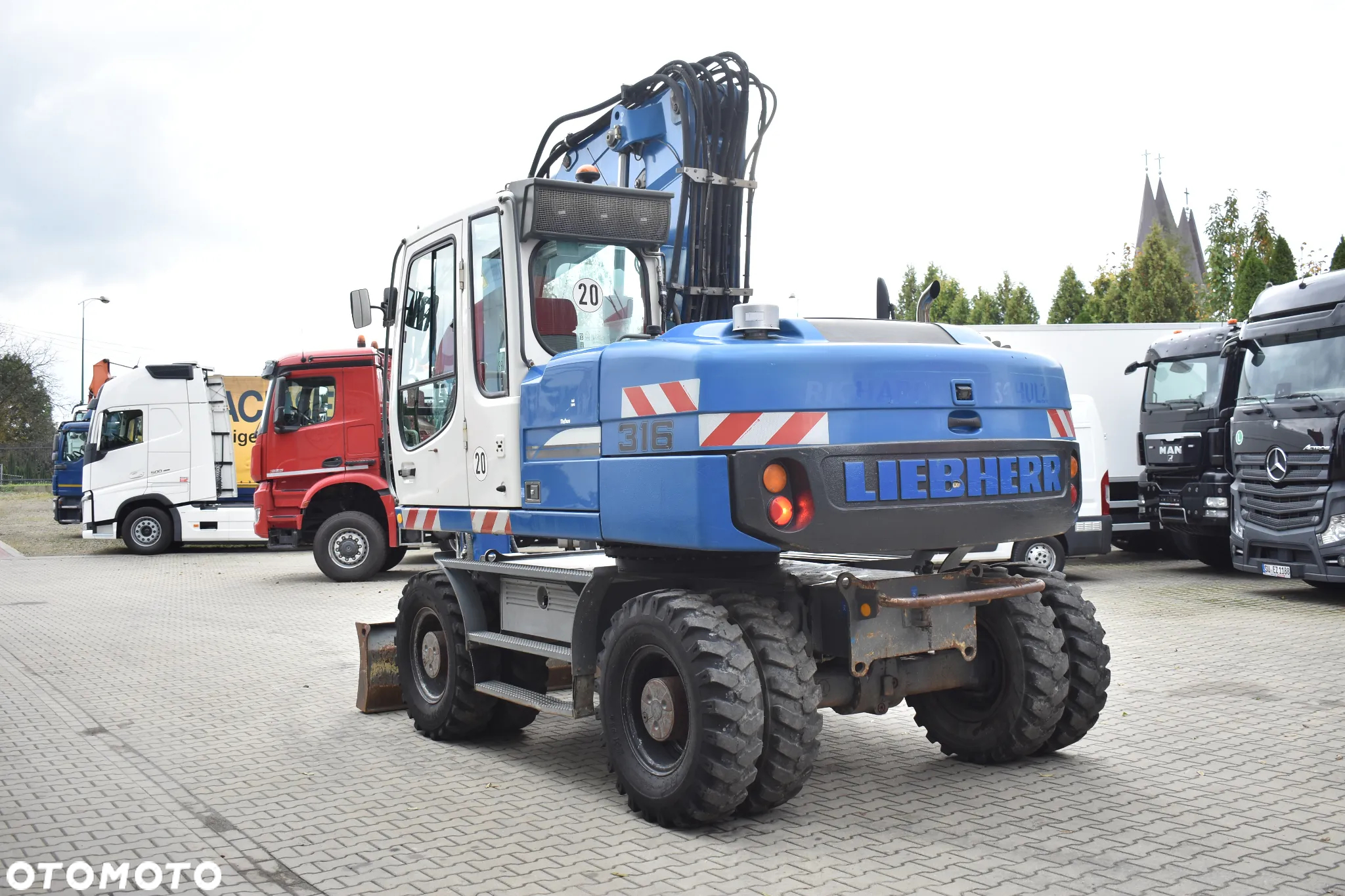Liebherr 316 Koparka kołowa 18 T. / Klimatyzacja/ Szybkozłącze/ 11.200 Mth/  Stan perfekcyjny ! - 10