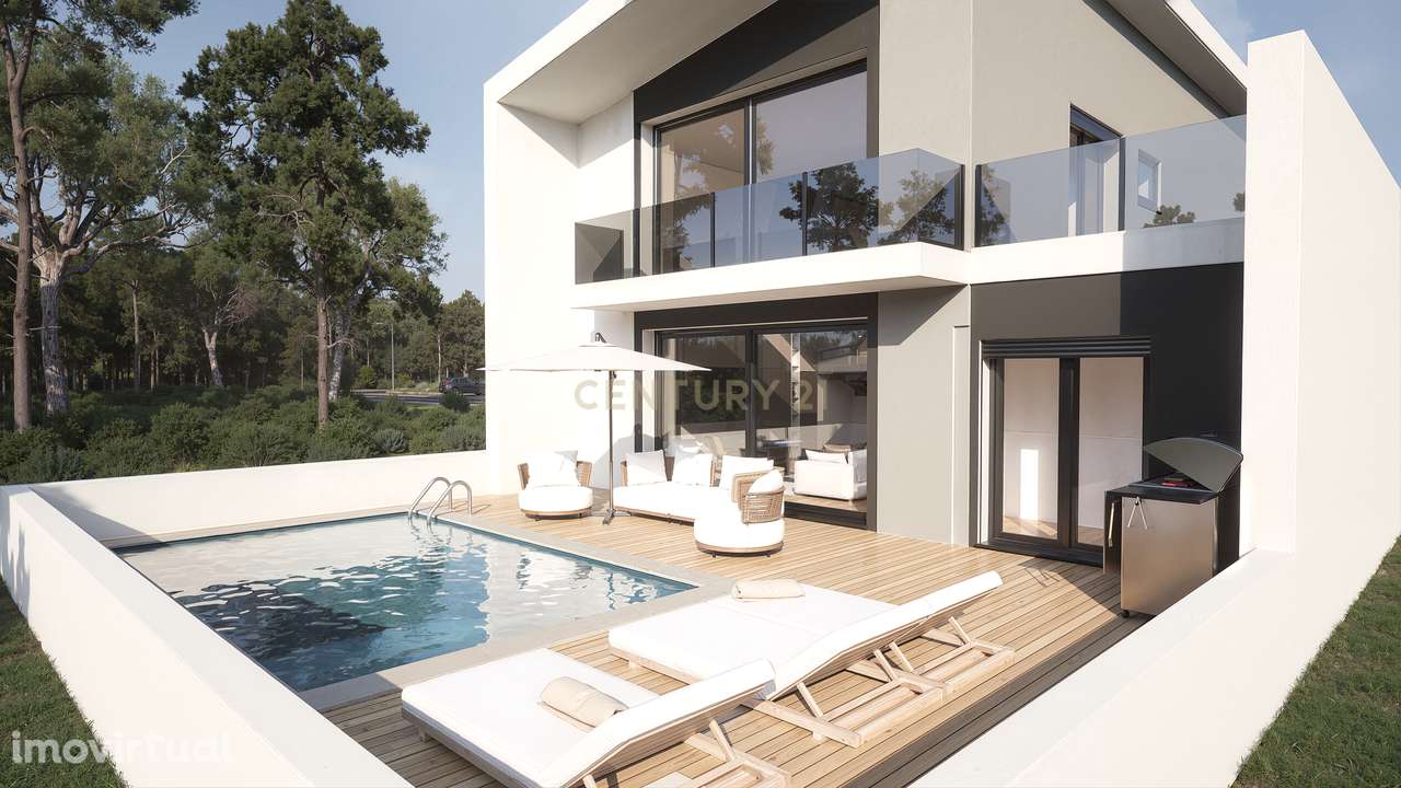 Moradia T3 com Piscina - Garagem – Lagoa de Albufeira, Sesimbra - Grande imagem: 3/57