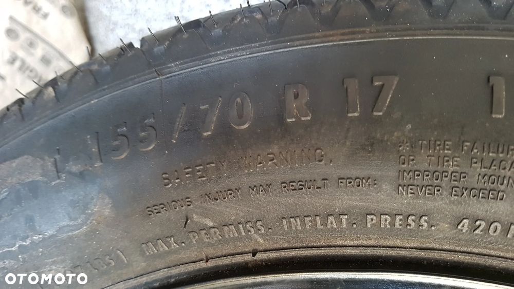 KOŁO DOJAZDOWE MERCEDES A B C KLASA 5X112  155/70R17 AUDI A4 B7 B8 - 6